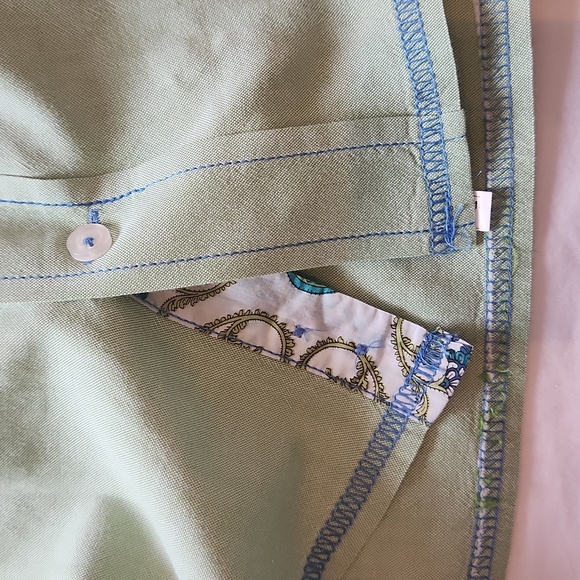 Georg Roth Los Angeles green button down shirt, size medium - Picture 8 of 12